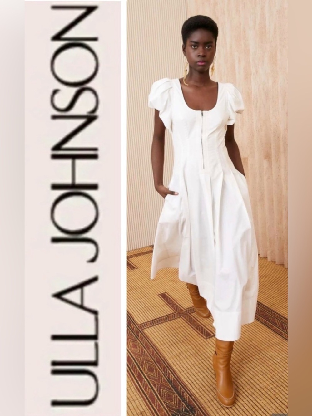 Ulla Johnson Malie Cotton Midi Dress
Size 2 -| White / Ivory - $475